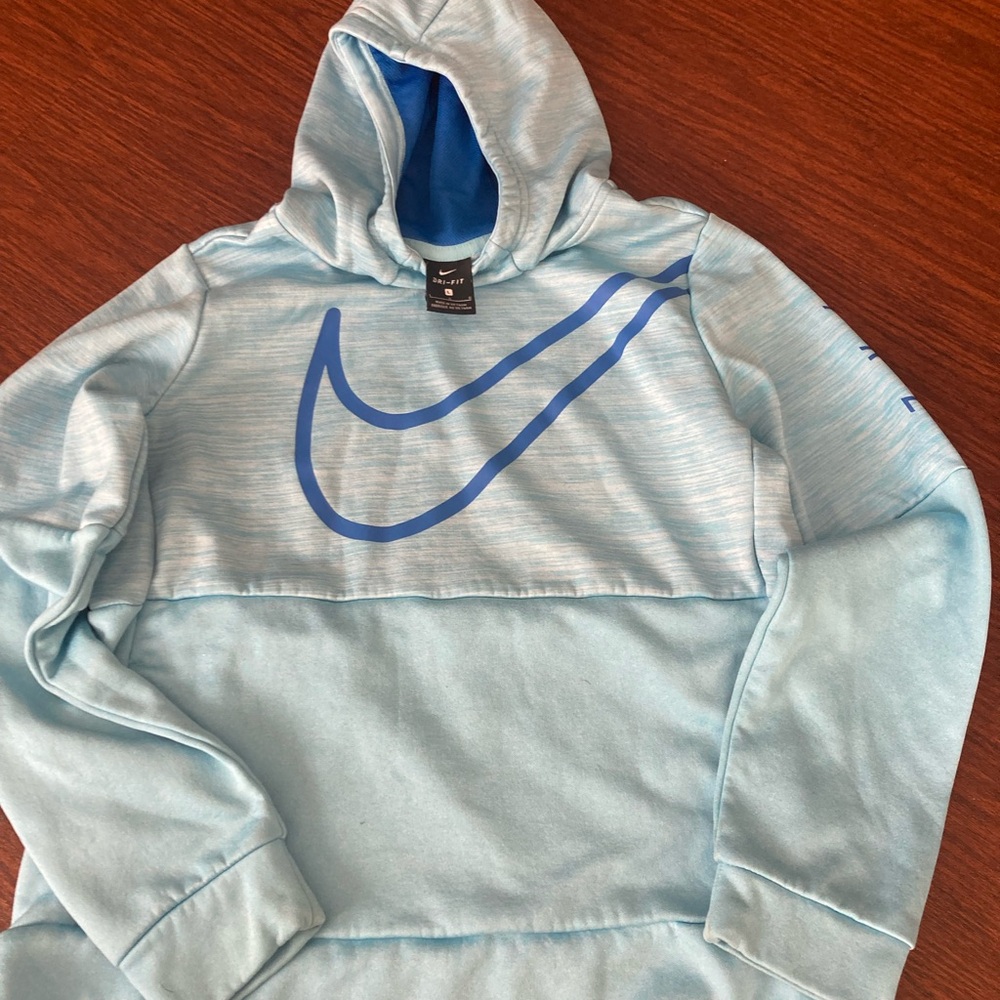 Nike Light Blue Pullover Hoodie